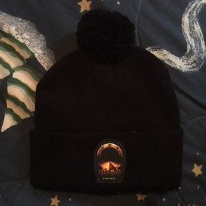 The Mummy Black Knit Snow Hat NWOT
